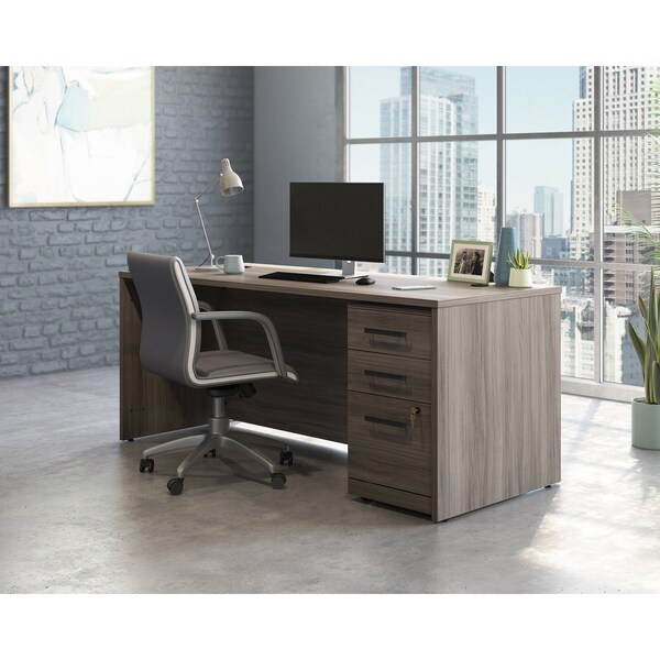 Officeworks By Sauder 29.488 in D X 29.291 in H, 71.102 in W X Engineered wood - 431510
