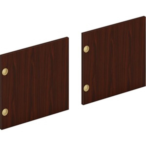Seatsolutions 66 in. Mod Laminate Doors, Mahogany - Set of 2 - SE1891779