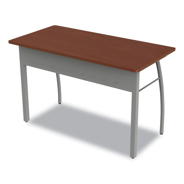 Linea Italia Desks, 23.63 in D X 29.5" H, 47.25" W X Steel, Cherry - LITTR733CH