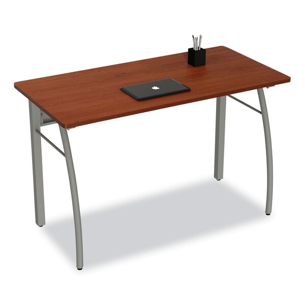 Linea Italia Desks, 23.63 in D X 29.5" H, 47.25" W X Steel, Cherry - LITTR733CH