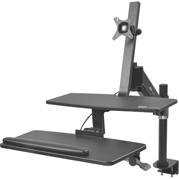 Tripp Lite WORKWISE DESKTOP STANDING DESK-CLAMP WORKSTATION, SINGLE-MONITOR MOUNT. - WWSS1327CP