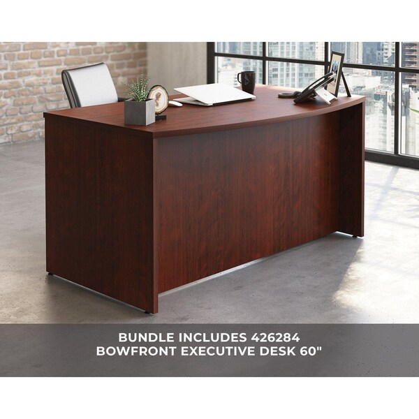 Officeworks By Sauder Affirm 60 in. Bow & 3 Drwr Ped Cc Ste A2 - 431794