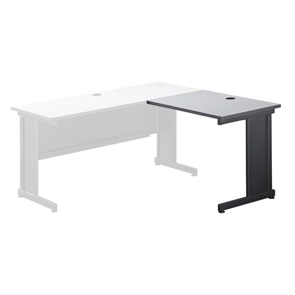 Global Industrial Furniture 24 D X 30 in H, 36 in W X Laminate Top With Steel Frame, Gray - 240269GY