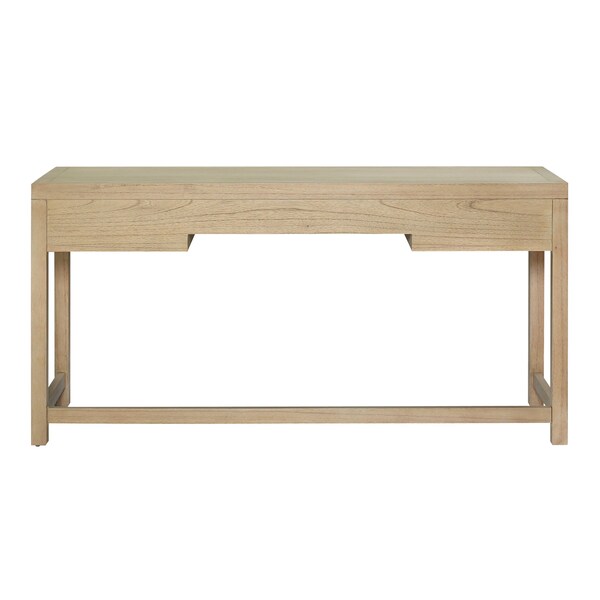 Elk Home 20in D X 30in H, 60in W X Mahogany Wood, Rattan, Brown - S0075-9960