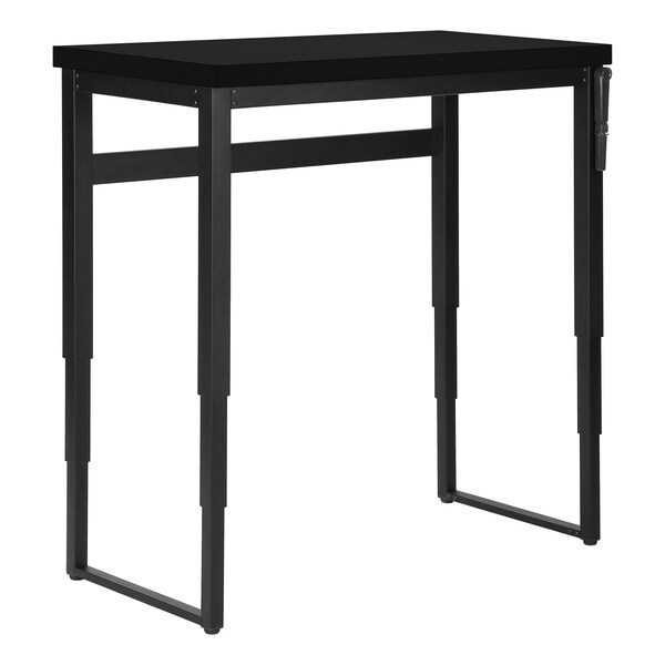 Monarch Specialties Computer Desk, Home Office, Standing, Adjustable, 48"L, Work, Laptop, Metal, Laminate, Black - I 7682