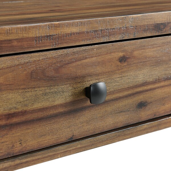 Alaterre Furniture Claremont 60"W Rustic Wood and Metal Desk - ANCM0674