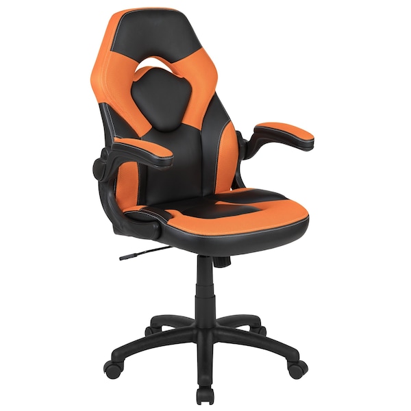 Flash Furniture Black Gaming Desk and Chair Set with Cup Holder - BLN-X10D1904-OR-GG