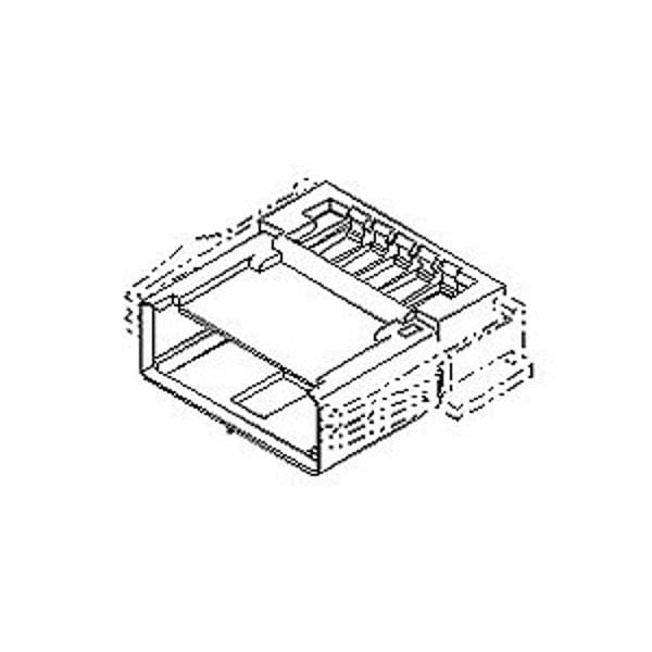 Molex Headers & Wire Housings 2.50Mm (.098) Pitch Wire-To-Wire Plug Housing, With Retainer And Optional - 511121500