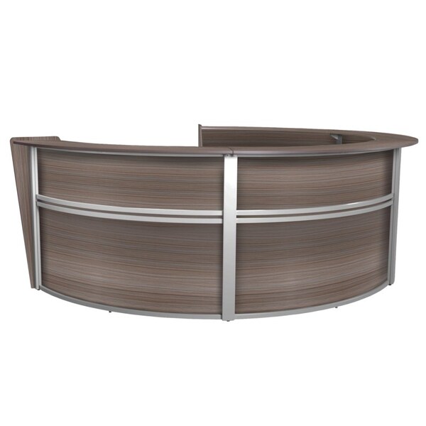 Regency 103 in D X 45.5 in H, 142 in W X Wood, Driftwood Grey - 77294GY