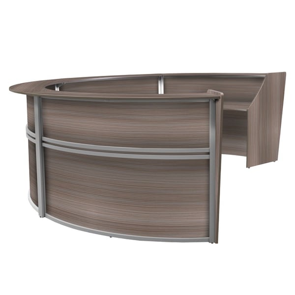 Regency 103 in D X 45.5 in H, 142 in W X Wood, Driftwood Grey - 77294GY