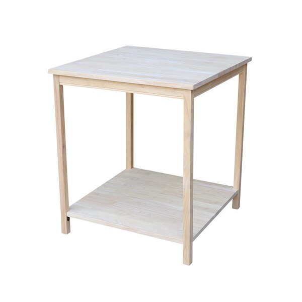 International Concepts Table For Connecting Desks 26 in D X 30 in H, 26 in W X Wood, Unfinished - OF-63