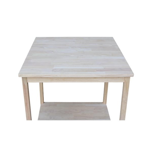 International Concepts Table For Connecting Desks 26 in D X 30 in H, 26 in W X Wood, Unfinished - OF-63