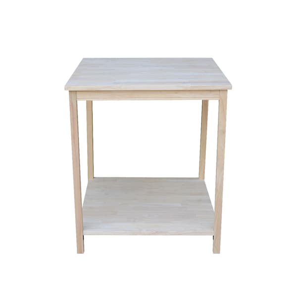 International Concepts Table For Connecting Desks 26 in D X 30 in H, 26 in W X Wood, Unfinished - OF-63
