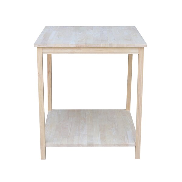 International Concepts Table For Connecting Desks 26 in D X 30 in H, 26 in W X Wood, Unfinished - OF-63