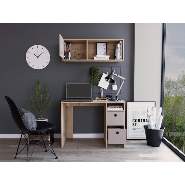 Tuhome 19.6 / 12.6 in. D X 28.9 / 13.4 in. H, 39.3 / 39.3 in. W X Laminate, Multi-color - CDT5967