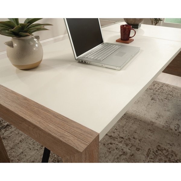 Sauder 65.98 in D X 29.72 in H, 65.98 in W X Engineered wood, Metal - 432896