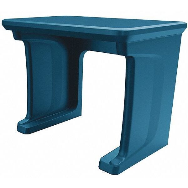 Cortech Standing Desk Desk, 23.9" D X 29.1" H, 36" W X Polyethylene, Slate Blue - 7607SB
