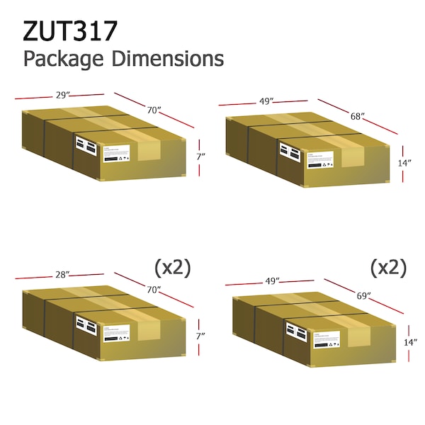 Linea Italia Reception Desk 71 in D X 46 in H, 11.9 ft W X Thermofused Laminate, Clear, Mocha - ZUT317