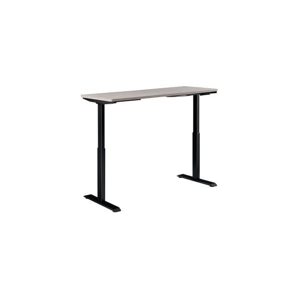 Global Equipment Interion    Electric Height Adjustable Desk, 48"W x 24"D, Gray W/ Black Base - 695776GY
