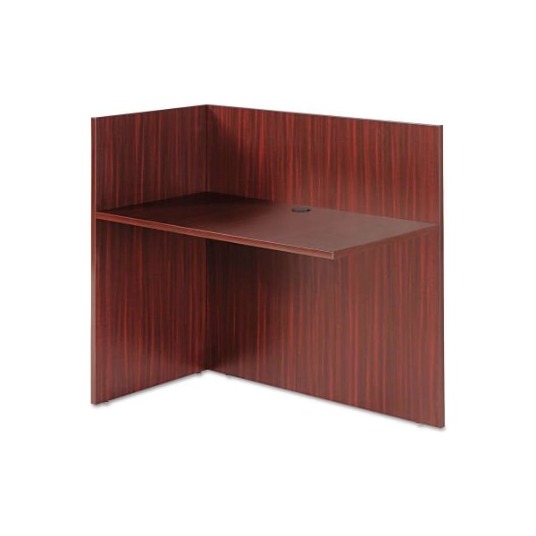 Alera Alera Reversible Reception Return - 44"W x 23-5/8"D x 41-1/2"H - Mahogany - Valencia Series - ALEVA324424MY