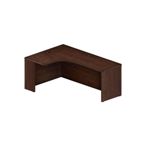 Safco Safco Aberdeen 72"W Left Extended Corner Table 72"W x 48"D x 24"H Mocha - AEC72LLDC