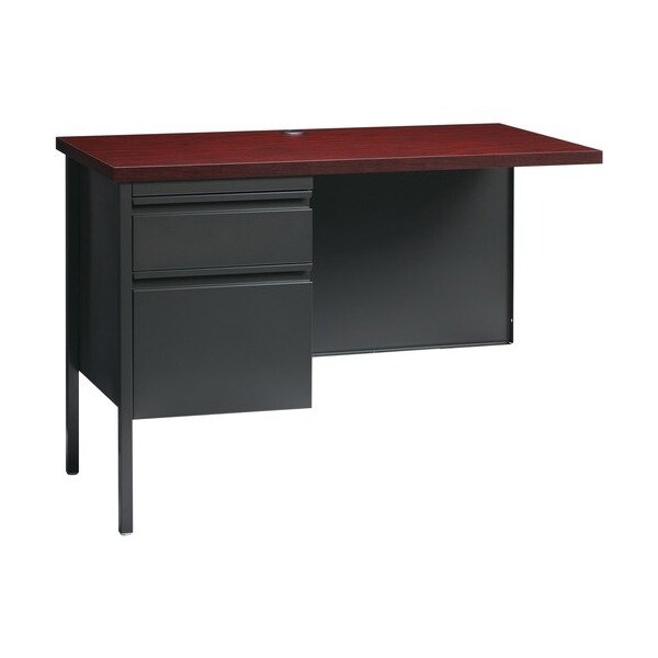 Lorell DESK, L RTRN, 24X42, MHGY - LLR60925