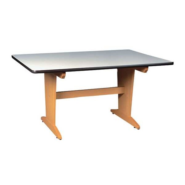 Diversified Spaces Art Table ART/PLANNING TABLE LAMINATE TOP W/OU, 42" D X 30" H, 60" W X Laminate, Maple - PT-62P