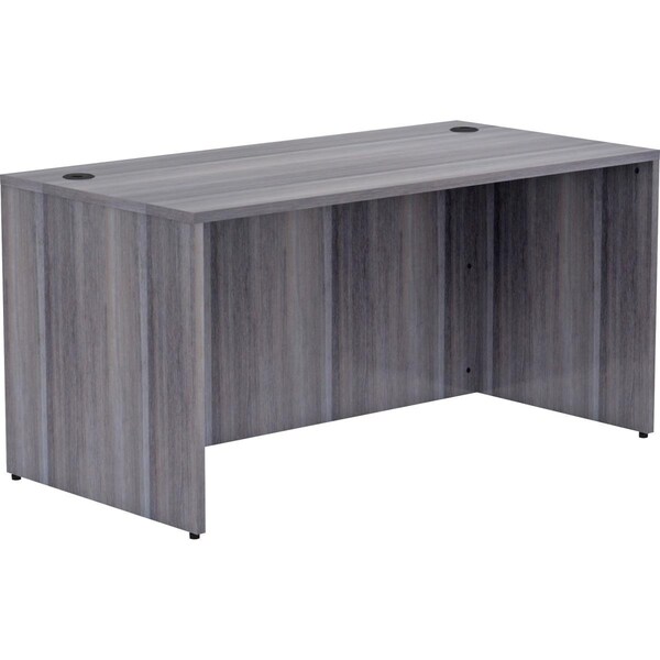 Lorell Weathered Charcoal Laminate Desking Charcol 29.5 x 66 x 30 in. - LLR69547