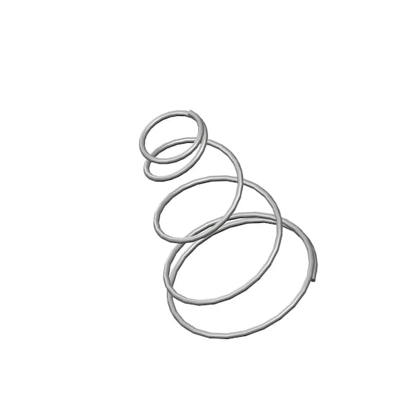 Approved Vendor Taper Spring, Lo= 1.156 , So= 0.5 , W= 0.043 - G509989582