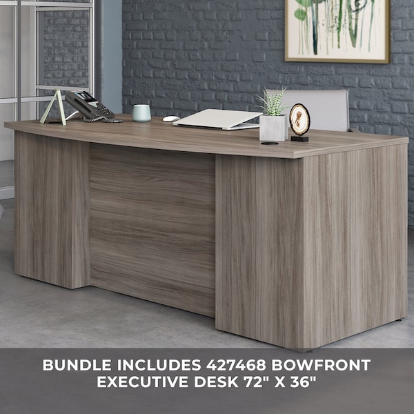 Officeworks By Sauder 35.394 in D X 29.291 in H, 71.102 in W X Engineered wood - 431535