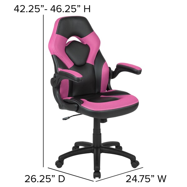 Flash Furniture Black Gaming Desk and Chair Set with Cup Holder - BLN-X10D1904-PK-GG