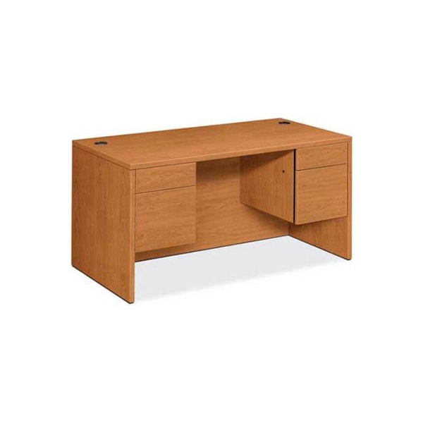 Hon HON Double Pedestal Desk - 60"W x 30"D x 29-1/2"H - Harvest - 10500 Series - HON10573CC