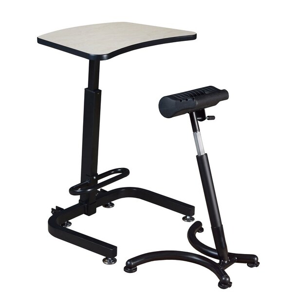 Brody Adjustable Desk Brody SitStand Desk, Maple, 20" D X 29.44" H, 26" W X Melamine Laminate, Maple - 1900PL