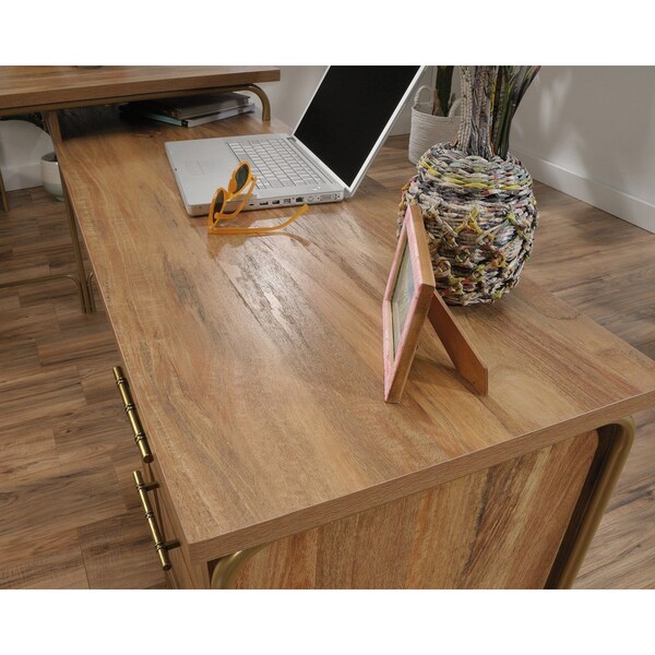 Sauder 59.09 in D X 30.08 in H, 60.55 in W X Engineered wood, Metal - 423742