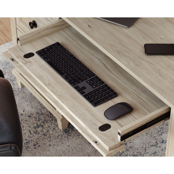 Sauder Executive Desk, 29.21 in D X 30 in H, 67.56 in W X Engineered wood - 428246