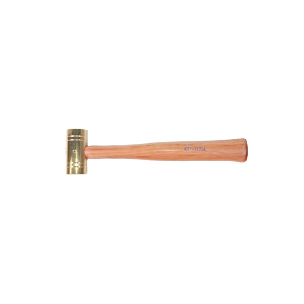 K-Tool International Brass Hmmr, Non-Sparking, Wood Hndl, 16 oz. - KTI-71714
