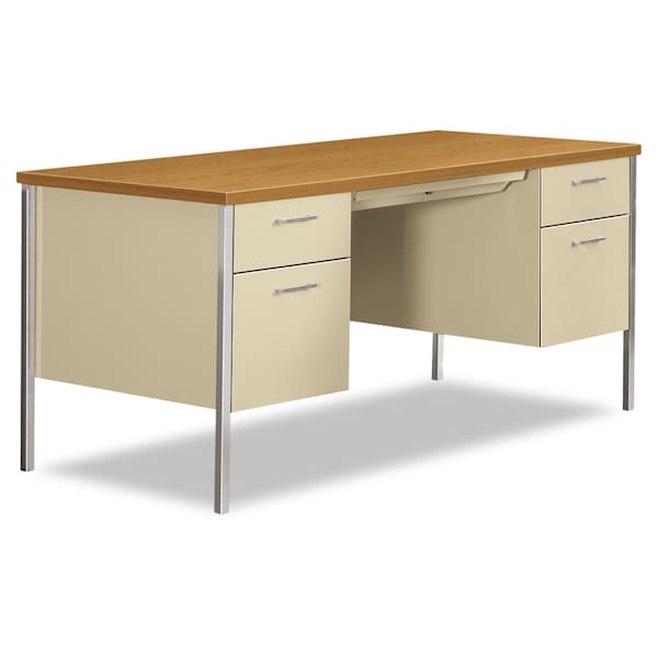 Hon Pedestal Desk Desks, 30 in D X 29-1/2 in H, 60" W X - H34962.C.L