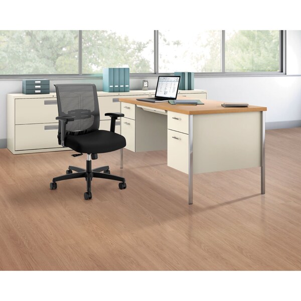Hon Pedestal Desk Desks, 30 in D X 29-1/2 in H, 60" W X - H34962.C.L