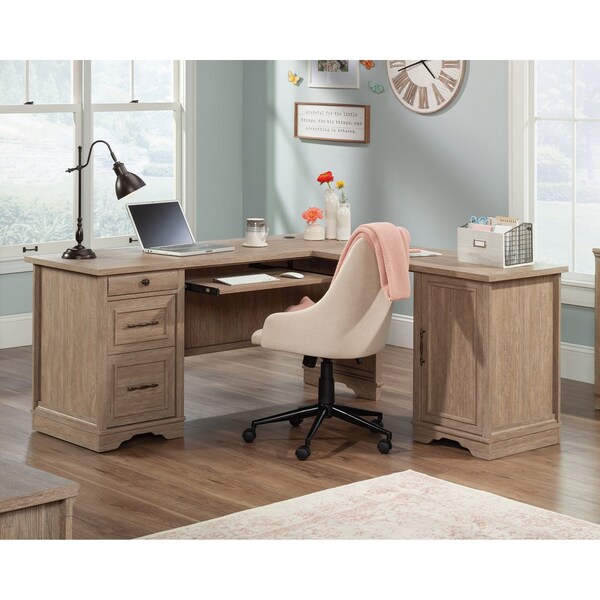 Sauder 65.98 in D X 29.76 in H, 65.98 in W X Engineered wood - 431433