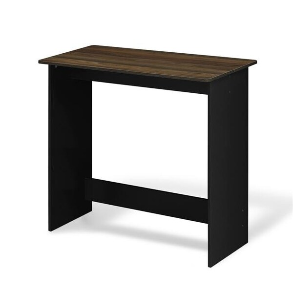 Furinno Furinno 14035CWN Simplistic Study Table - Columbia Walnut & Black - 14035CWN