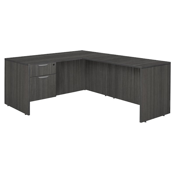 Regency Legacy L-Desks, 77 D X 29 H, 60 W X Wood, Ash Grey - LLDSP603047AG
