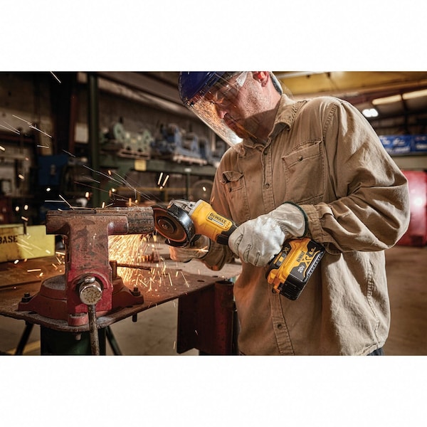 Dewalt Angle Grinder Kit, 20V DC, 4-1/2 in. Wheel Diameter (Battery Included) - DCG413R2