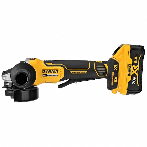 Dewalt Angle Grinder Kit, 20V DC, 4-1/2 in. Wheel Diameter (Battery Included) - DCG413R2