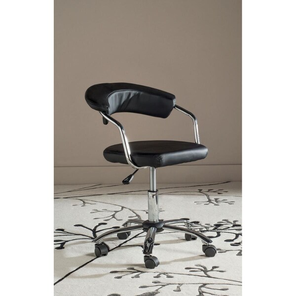 Safavieh Pier Desk Chair, Black - FOX8502B