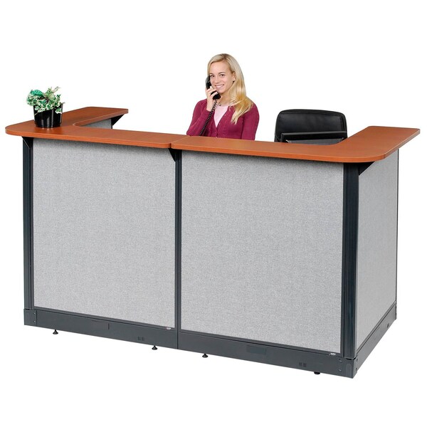Interion By Global Industrial 44 in D X 46 in H, 80 in W X Gray - 249008NCG