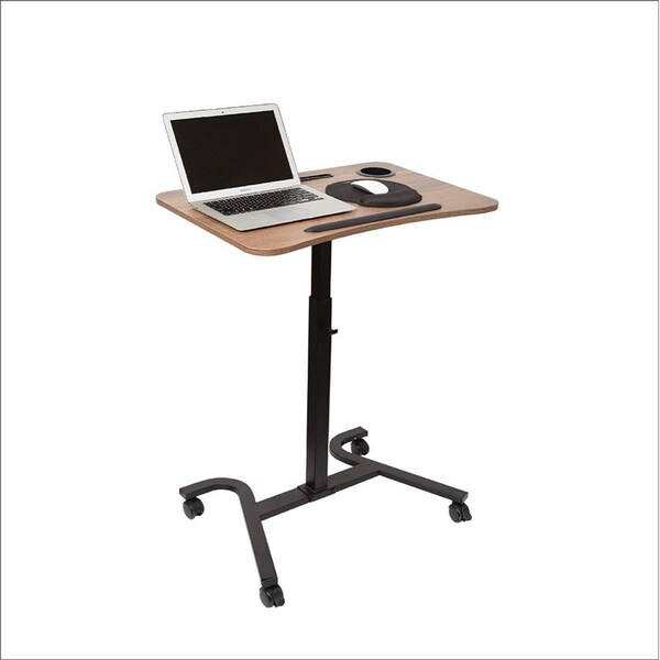 Stephan Roberts Height Adjustable Mobile Standing Desk, Sit Stand Office Desk - LEGE-ADB01-01