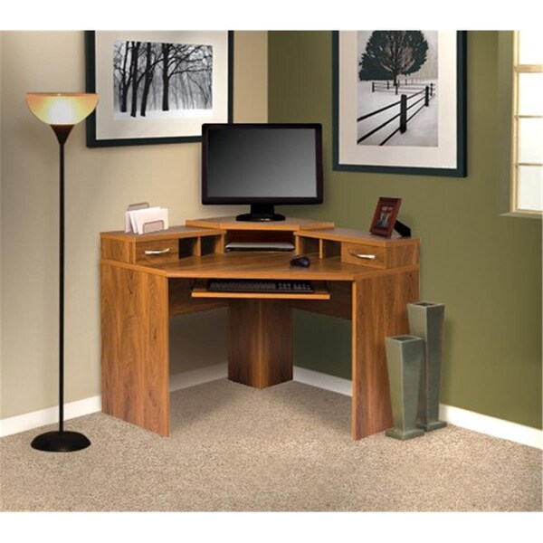 Latestluxury Corner Desk with Monitor Platform - LA2520517