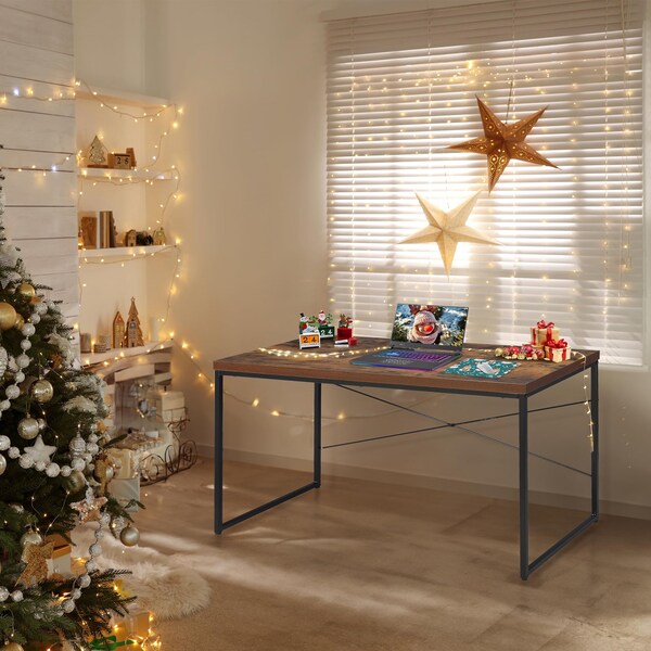 Acme 28 in H, 22 in W X Metal, Wood, Veneer, Composite Wood, Oak - ER-001OAK