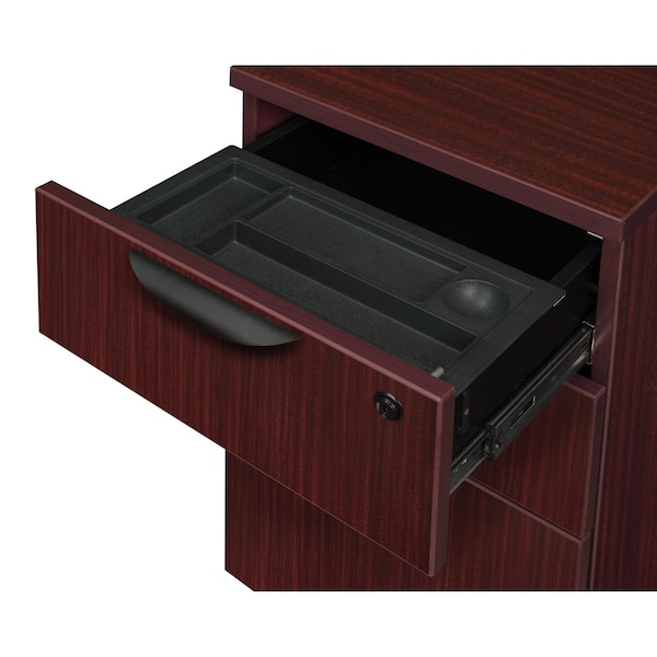 Regency Regency Legacy 60 x 65 in. L Desk with Double Pedestal Drawer Unit- Mahogany - LLD6030MH