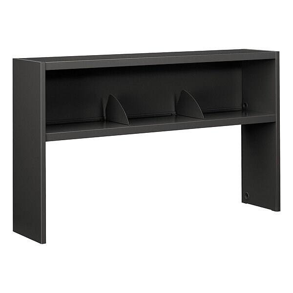 Hon Desk Hutch, 34 3/4 in H, 60 in W X Laminate, Black - H386560N.S